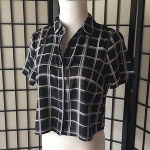 Black and white Blouse